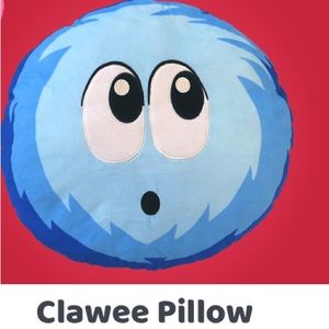 Big Blue Clawee Pillow Plush 16 X 16in
